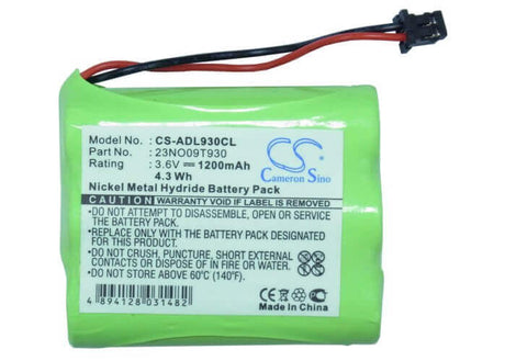 3.6V, Ni-MH, 1200mAh, Cordless Phone battery fits Bosch, Itt, Daewoo, Panasonic, Samsung, 124402, Bt-192, Clt5, 4.32Wh Cordless Phone Cameron Sino Technology Limited (Cordless Phone)