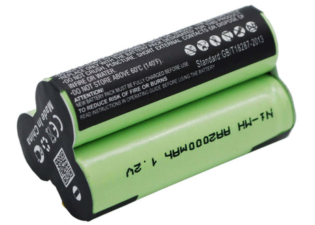 3.6V, Ni-MH, 2000mAh, Vacuum battery fits Black&decker, Electrolux, Fm 36, Junior 2.0, 7.20Wh Vacuum Cameron Sino Technology Limited