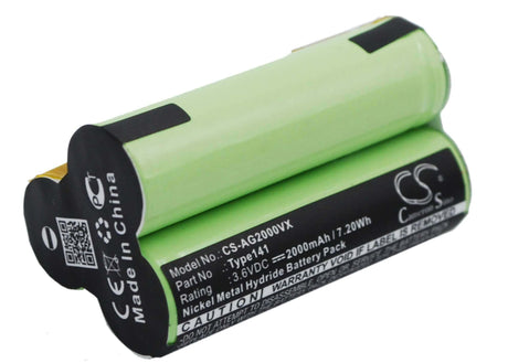 3.6V, Ni-MH, 2000mAh, Vacuum battery fits Black&decker, Electrolux, Fm 36, Junior 2.0, 7.20Wh Vacuum Cameron Sino Technology Limited