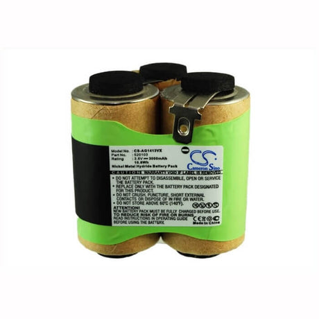 3.6V, Ni-MH, 3000mAh, Vacuum battery fits Aeg, Classic 1, Fl36 Ag303, Liliput, 10.80Wh Vacuum Cameron Sino Technology Limited