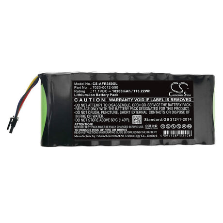 11.1V, Li-ion, 10200mAh, Equipment battery fits Aeroflex, 7020-0012-500, 3500A, Cobham Avcomm 8800s, 113.22Wh Equipment, Survey, Test Cameron Sino Technology Limited (Dangerous Goods)