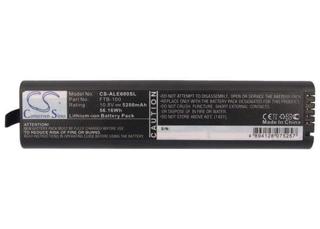 10.8V, Li-ion, 5200mAh, Equipment battery fits Bard Medsystems, Agilent, 9770066, E6000 OTDR, E6000a, 56.16Wh Equipment, Survey, Test Cameron Sino Technology Limited