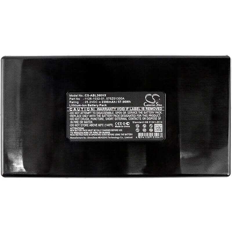 25.2V, Li-ion, 2300mAh, Lawn Mowers battery fits Agro, Efco, Efco Sirius, Tech Line, Alpina, Zucchetti, Stiga, Wiper, Ambrogio, 075z01300a, R800li, 57.96Wh Lawn Mowers Cameron Sino Technology Limited