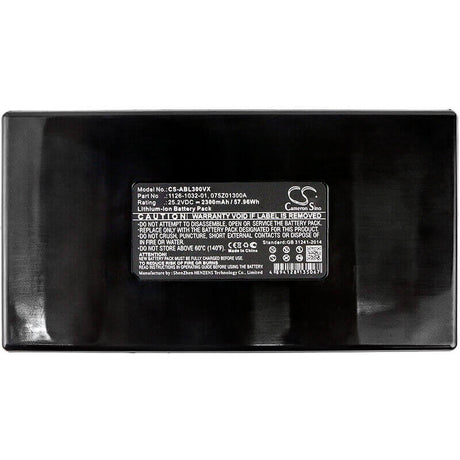 25.2V, Li-ion, 2300mAh, Lawn Mowers battery fits Agro, Efco, Efco Sirius, Tech Line, Alpina, Zucchetti, Stiga, Wiper, Ambrogio, 075z01300a, R800li, 57.96Wh Lawn Mowers Cameron Sino Technology Limited