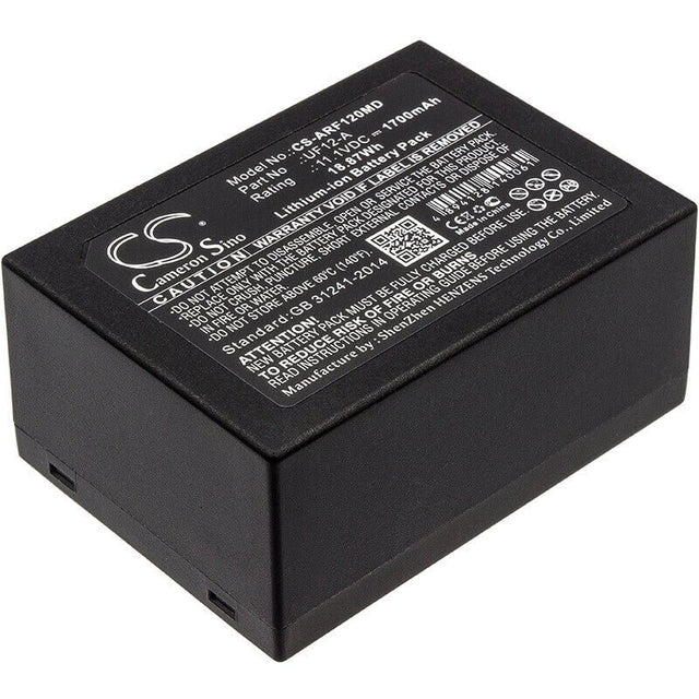 11.1V, Li-ion, 1700mAh, Medical battery fits Ahram Biosystems, P2010, Palm Pcr G1-12, Uf12-a, 18.87Wh Medical Cameron Sino Technology Limited (Medical)