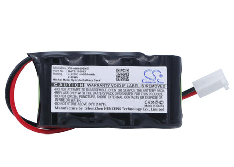 4.8V, Ni-MH, 500mAh, Medical battery fits Air Shields-vickers, 120093, Jaundice Meter, Minolta, 2.40Wh Medical Cameron Sino Technology Limited (Medical)