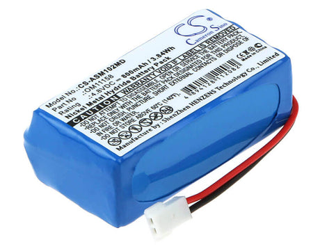 4.8V, Ni-MH, 800mAh, Medical battery fits Air Shields-vickers, Om11158, Jm102 Jaundice Mete, 3.84Wh Medical Cameron Sino Technology Limited (Medical)