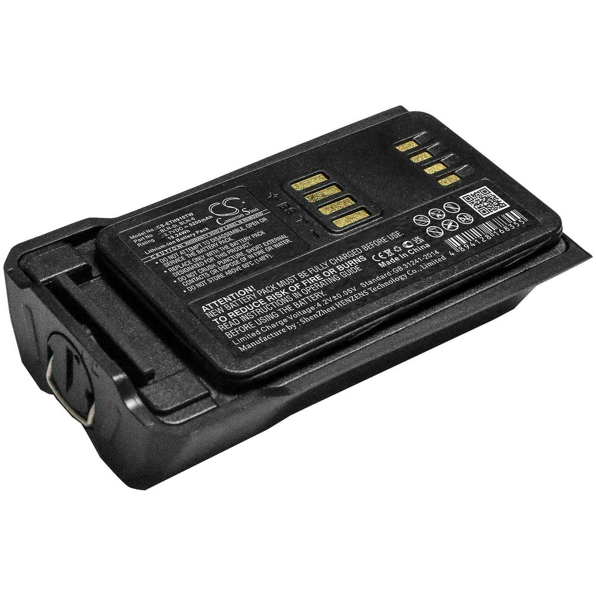 3.7V, Li-ion, 5200mAh, Two-Way Radio battery fits Nokia, Eads, Airbus, Tetra, Bln-5i, Thr9, Thr9 C-30, 19.24Wh Two-Way Radio Cameron Sino Technology Limited