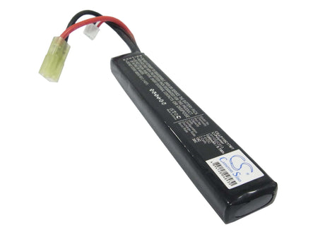 7.4V, Li-Polymer, 1100mAh, Airsoft Guns battery fits Airsoft Guns, Lp110s2c013, Cs-lp110c17mt, 8.14Wh Airsoft Guns Cameron Sino Technology Limited