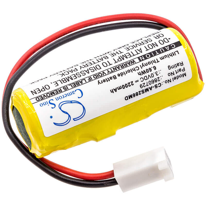 3.0V, Li-SOCl2, 2200mAh, Medical battery fits Alaris Medicalsystems, 2860729, 2860 Memory Battery, 2863 Memory Battery, 6.60Wh Medical Cameron Sino Technology Limited (Medical)