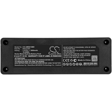 3.6V, Ni-MH, 3000mAh, Medical battery fits Alaris Medicalsystems, 2860703, 2800, 2860d, 10.80Wh Medical Cameron Sino Technology Limited (Medical)