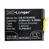 3,85V, Li-Polymer, 2300mAh, batterie de smartphone convient à Alcatel, Tlp024c7, 1x, 1x Dual Sim, 8,86Wh Mobile, Smartphone Cameron Sino Technology Limited (Smartphone)