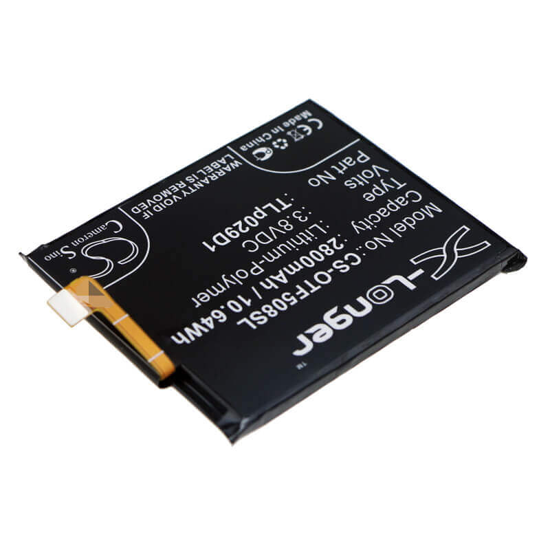 3,8V, Li-Polymère, 2800mAh, batterie de smartphone compatible avec Alcatel, Vodafone, Tlp029d1, 3, 3l, 10,64Wh Mobile, Smartphone Cameron Sino Technology Limited (Smartphone)