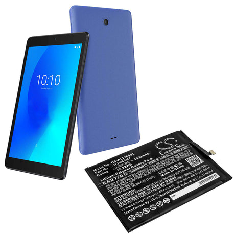 3.85V, Li-Polymer, 3900mAh, Tablet battery fits Alcatel, Tlp040m1, 3t, Ot-9032t, 15.02Wh Tablet Cameron Sino Technology Limited