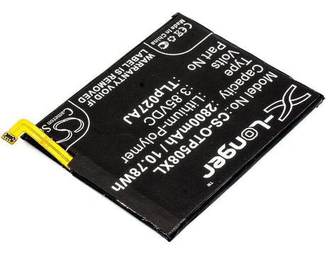 3.85V, Li-Polymer, 2800mAh, SmartPhone battery fits Alcatel, Cac2710009cj, 5085d, 5085g, 10.78Wh Mobile, SmartPhone Cameron Sino Technology Limited (Smartphone)