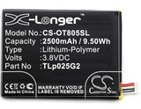3.8V, Li-Polymer, 2500mAh, SmartPhone battery fits Alcatel, Cac2580010c2, One Touch Pixi 3 8" 3g, One Touch Pixi 4 6.0, 9.5Wh Mobile, SmartPhone Cameron Sino Technology Limited (Smartphone)