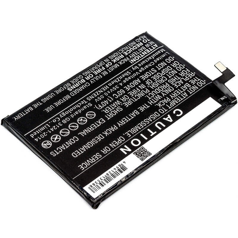 3.8V, Li-Polymer, 5000mAh, SmartPhone battery fits Alcatel, Cac5000006cc, 5023f, One Touch Pixi 4 Plus Power, 19Wh Mobile, SmartPhone Cameron Sino Technology Limited (Smartphone)