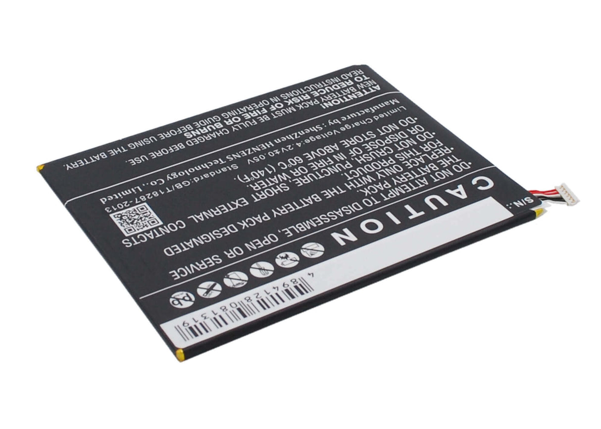 3.7V, Li-Polymer, 3200mAh, Tablet battery fits Alcatel, Tlp032b2, One Touch Pixi 3 8.0 3g, One Touch Pixi 3 8.0 Wifi, 11.84Wh Tablet Cameron Sino Technology Limited
