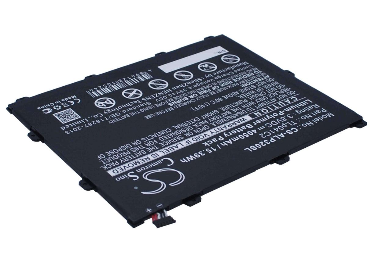 3.8V, Li-Polymer, 4050mAh, Tablet battery fits Alcatel, Tlp041c2, One Touch Hero 8, One Touch Pop 8, 15.39Wh Tablet Cameron Sino Technology Limited