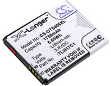 3.8V, Li-ion, 1750mAh, SmartPhone battery fits Alcatel, Greatcall, Tcl, At&t, Tli017c1, 4056spp, 4058r, 6.65Wh Mobile, SmartPhone Cameron Sino Technology Limited (Smartphone)