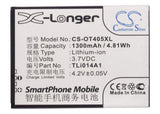 3.7V, Li-ion, 1300mAh, SmartPhone battery fits Orange, T-mobile, Alcatel, Cab1400002c1, 4013x, 4028s-2aalus1, 4.81Wh Mobile, SmartPhone Cameron Sino Technology Limited (Smartphone)