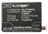 3.8V, Li-Polymer, 2500mAh, SmartPhone battery fits Panasonic, Infocus, Alcatel, Tcl, Greatcall, Cac2500013c2, 7046t, 7048, 9.5Wh Mobile, SmartPhone Cameron Sino Technology Limited (Smartphone)