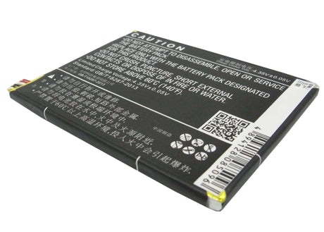 3.8V, Li-Polymer, 2500mAh, SmartPhone battery fits Panasonic, Infocus, Alcatel, Tcl, Greatcall, Cac2500013c2, 7046t, 7048, 9.5Wh Mobile, SmartPhone Cameron Sino Technology Limited (Smartphone)