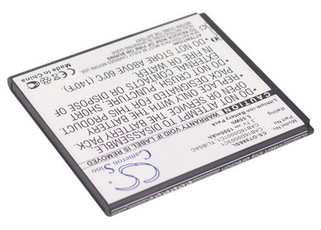 3.7V, Li-ion, 1500mAh, SmartPhone battery fits Tcl, Alcatel, Cab16d0001c1, Ak47, One Touch 986, 5.55Wh Mobile, SmartPhone Cameron Sino Technology Limited (Smartphone)