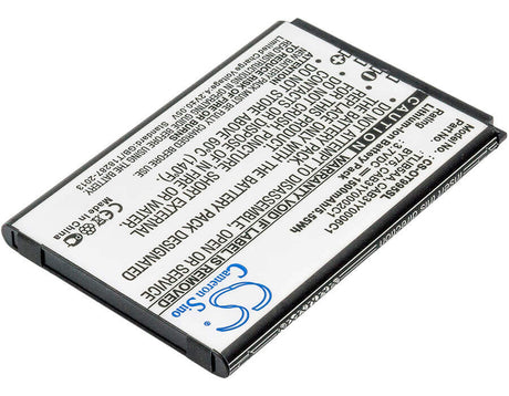 3.7V, Li-ion, 1500mAh, SmartPhone battery fits Mtc, Tcl, Megafon, Sfr, Alcatel, By75, One Touch 993d, One Touch 995, 5.55Wh Mobile, SmartPhone Cameron Sino Technology Limited (Smartphone)