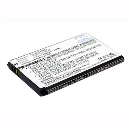 Battery For Alcatel Ot-c630, Ot-c630a, Ot-c635 3.7v, 800mah - 2.96wh Batteries for Electronics Cameron Sino Technology Limited (Suspended)