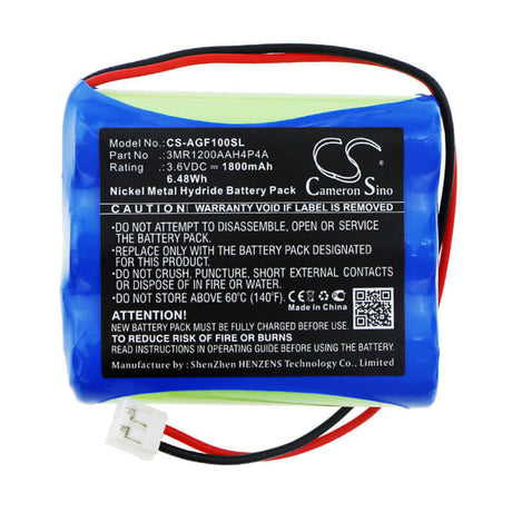 3.6V, Ni-MH, 1800mAh, Equipment battery fits Algol, 3mr1200aah4p4a, HF100, 6.48Wh Equipment, Survey, Test Cameron Sino Technology Limited