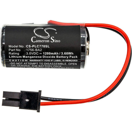 PLC Battery for Allen-bradley, 1756-ba2 3v, 1200mah - 3.60wh PLC Cameron Sino Technology Limited