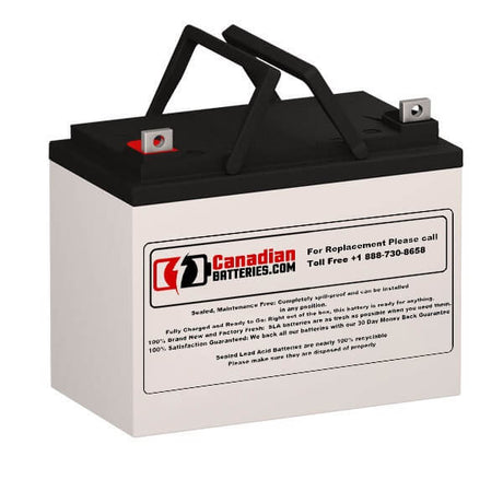 Batterie pour UPS Alpha Technologies 125 UPS, 1 X 12v, 33ah - 396wh Batteries UPS Gamme CB