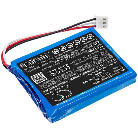 7.4V, Li-ion, 2000mAh, Equipment battery fits Alpsat, As1005060, Satfinder Spare Part SF03-BT, 14.8Wh Equipment, Survey, Test Cameron Sino Technology Limited