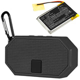 3.7V, Li-Polymer, 400mAh, Speaker battery fits Altec Lansing, Imw257, Imw257-mt, 1.48Wh Speaker Cameron Sino Technology Limited