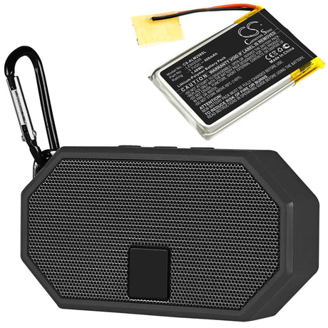 3.7V, Li-Polymer, 400mAh, Speaker battery fits Altec Lansing, Imw257, Imw257-mt, 1.48Wh Speaker Cameron Sino Technology Limited
