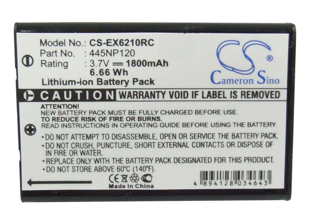 3.7V, Li-ion, 1800mAh, Hotspot battery fits Buffalo, Zalip, D-link, Aximcom, Aluratek, Edimax, 445np120, Cdm530am-3g, 6.66Wh Hotspot Cameron Sino Technology Limited