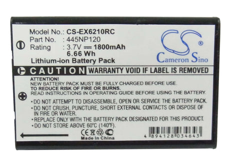 3.7V, Li-ion, 1800mAh, Hotspot battery fits Buffalo, Zalip, D-link, Aximcom, Aluratek, Edimax, 445np120, Cdm530am-3g, 6.66Wh Hotspot Cameron Sino Technology Limited