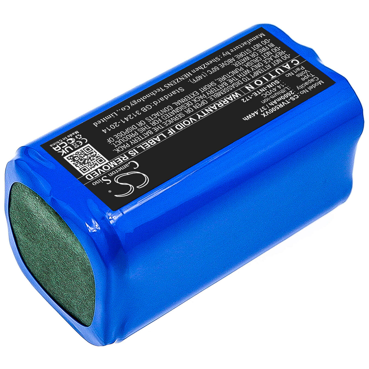 14.4V, Li-ion, 2600mAh, Vacuum battery fits Sencor, Goovi, A800, A900, 37.44Wh Vacuum Cameron Sino Technology Limited