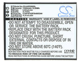 3.7V, Li-ion, 1500mAh, SmartPhone battery fits Amazing, Zte, Li3818t43p3h665344, A5s, 5.55Wh Mobile, SmartPhone Cameron Sino Technology Limited (Smartphone)