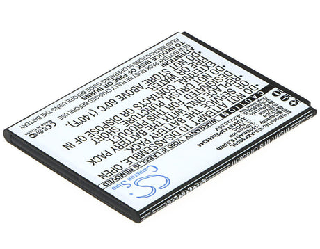 3.7V, Li-ion, 1500mAh, SmartPhone battery fits Amazing, Zte, Li3818t43p3h665344, A5s, 5.55Wh Mobile, SmartPhone Cameron Sino Technology Limited (Smartphone)