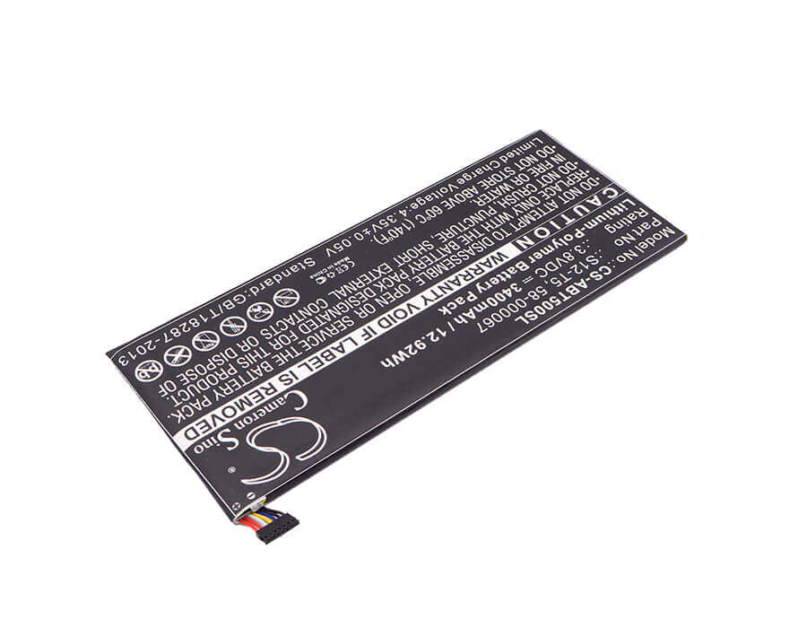 3.8V, Li-Polymer, 3400mAh, Tablet battery fits Amazon, 58-000067, 12.92Wh Tablet Cameron Sino Technology Limited