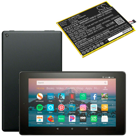 3.8V, Li-Polymer, 4750mAh, Tablet battery fits Amazon, 26s1021, K72ll3, K72ll4, 18.05Wh Tablet Cameron Sino Technology Limited