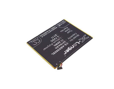 3.7V, Li-Polymer, 3210mAh, Tablet battery fits Amazon, 26s1009, Kindle Fire Hd 8 5th, Kindle Hd 8, 11.88Wh Tablet Cameron Sino Technology Limited