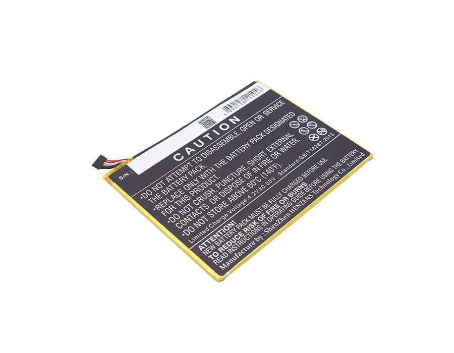 3.7V, Li-Polymer, 3210mAh, Tablet battery fits Amazon, 26s1009, Kindle Fire Hd 8 5th, Kindle Hd 8, 11.88Wh Tablet Cameron Sino Technology Limited