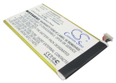 3.7V, Li-Polymer, 4000mAh, Tablet battery fits Amazon, 26s1001, Kc2, Kc2-d, 14.80Wh Tablet Cameron Sino Technology Limited