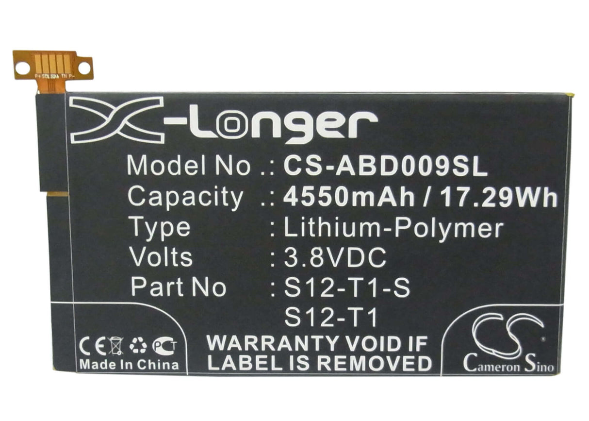3.8V, Li-Polymer, 4550mAh, Tablet battery fits Amazon, 26s1004-a, C9r6qm, Kindle Fire Hdx, 17.29Wh Tablet Cameron Sino Technology Limited