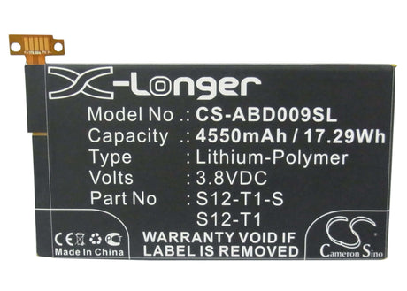 3.8V, Li-Polymer, 4550mAh, Tablet battery fits Amazon, 26s1004-a, C9r6qm, Kindle Fire Hdx, 17.29Wh Tablet Cameron Sino Technology Limited