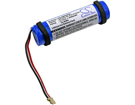 3.7V, Li-ion, 3350mAh, Speaker battery fits Amazon, Pw3840, Pw3840kl, 12.40Wh Speaker Cameron Sino Technology Limited