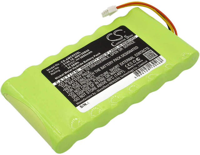 9.6V, Ni-MH, 3600mAh, Equipment battery fits Amc, 2140.19, 3945/3945-B, 8333, 34.56Wh Equipment, Survey, Test Cameron Sino Technology Limited